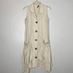 For Cynthia Linen Dress